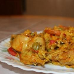 Испанская паэлья с морепродуктами и курицей Рецепт приготовления паэльи с курицей и морепродуктами